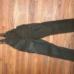 REI Olive Green Utility Overalls